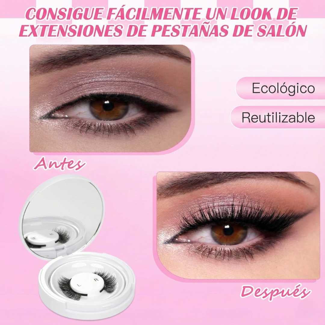 Pestañas magnéticas de alta fijación,ahorra tiempo y dinero